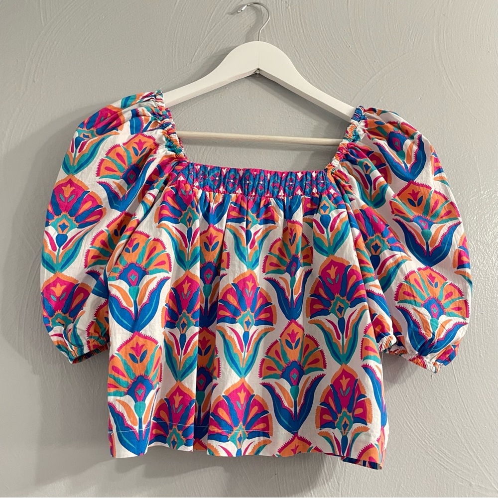 Printfresh Margot Square Neck Blouse In Multicolo… - image 4